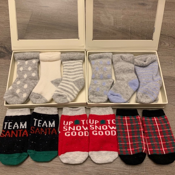 Baby Bobby Socks Circo 2 Pair Grey /& Black for Unisex NEW Size 0-6 Months